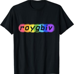 ROYGBIV Rainbow Watercolor Art Artist Art Teacher Gifts T-Shirt